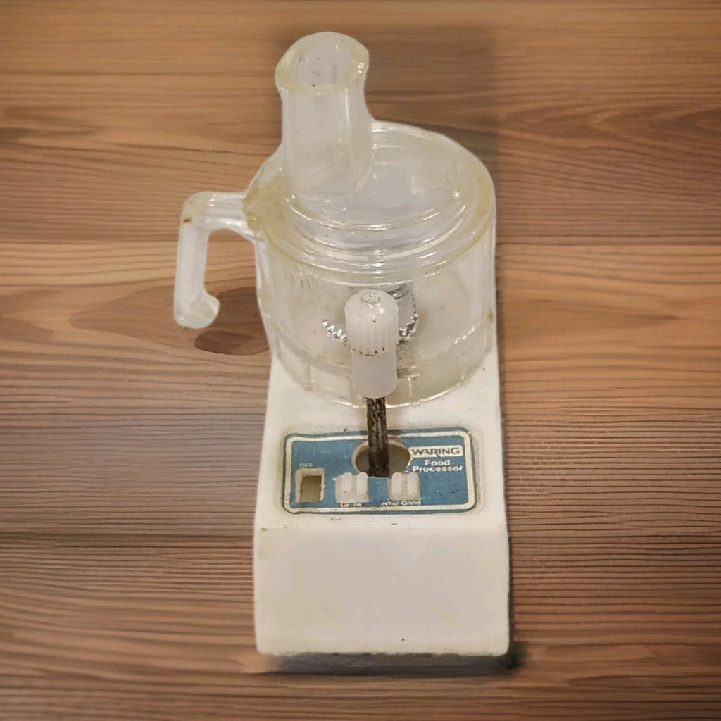 1988 Imperial Mini Wind-Up Toy Doll House Food Processor Toy