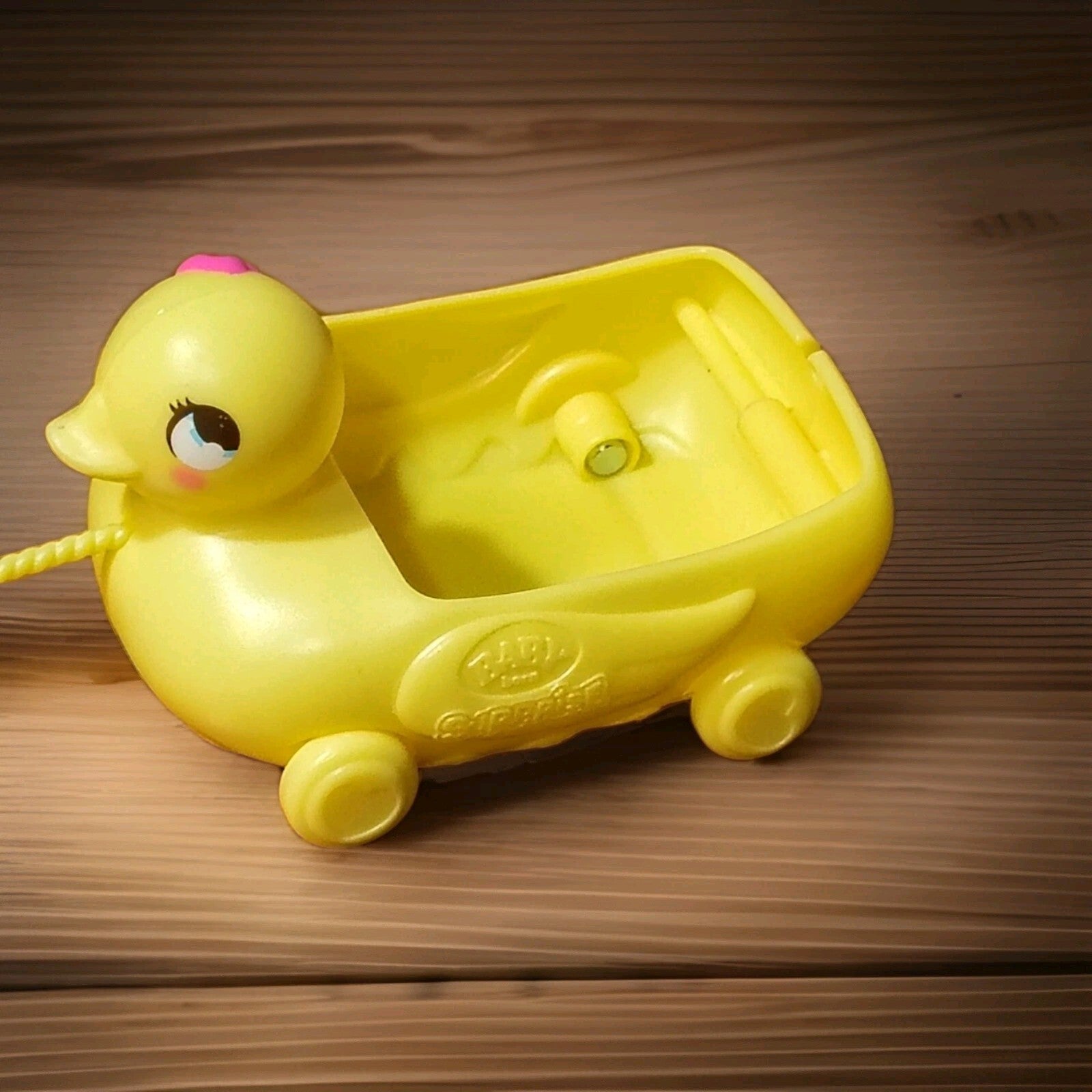 Zapf Baby Born Mini Babies Playset Pull Along Duck Cart Doll Accessory
