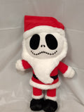 Disney Store Plush Doll Jack Skellington Santa Plush