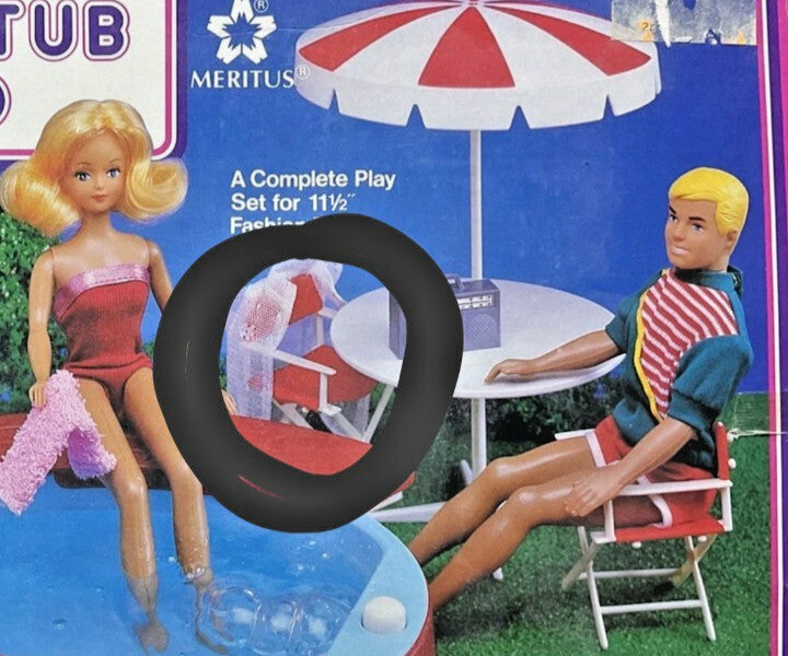 Vintage 1984 Meritus Barbie Style Hot Tub Patio Replacement Patio Chair Only!!