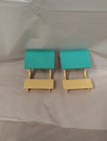 Vintage 1995 Barbie Kelly Teacher School Doll House Desks