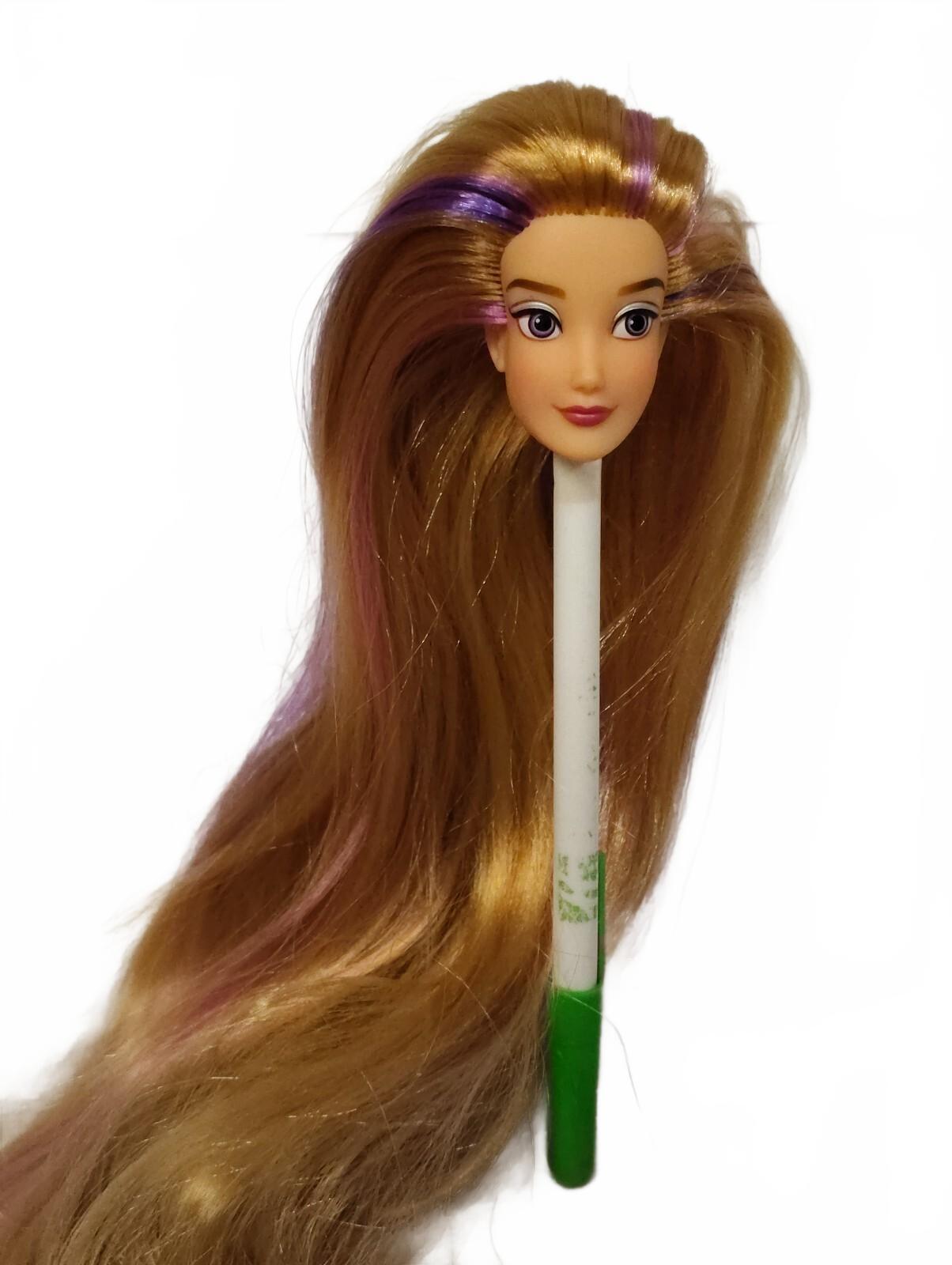 Mattel Barbie OOAK Head Re-rooted Hair Beautiful Custom Hair