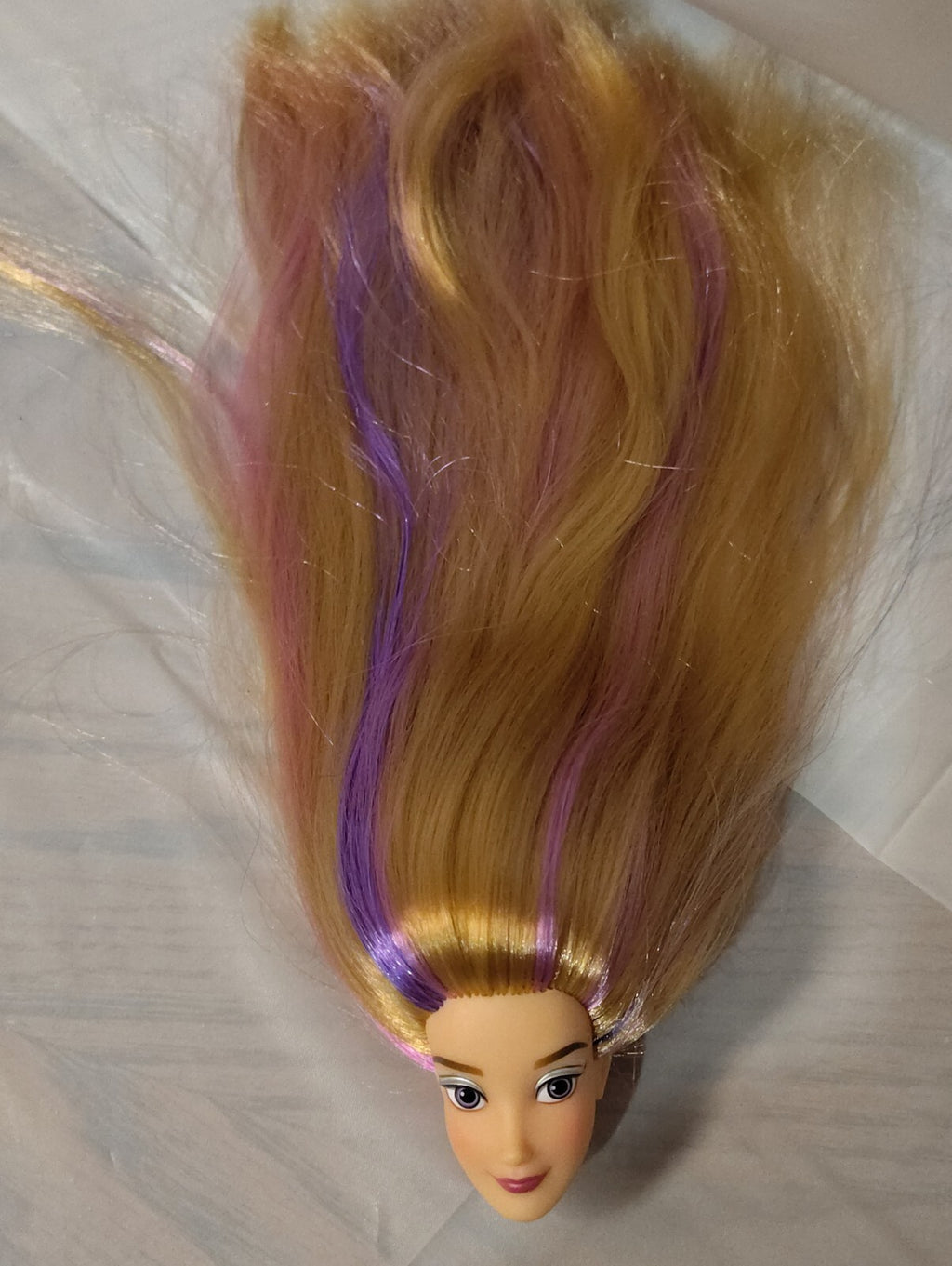 Mattel Barbie OOAK Head Re-rooted Hair Beautiful Custom Hair