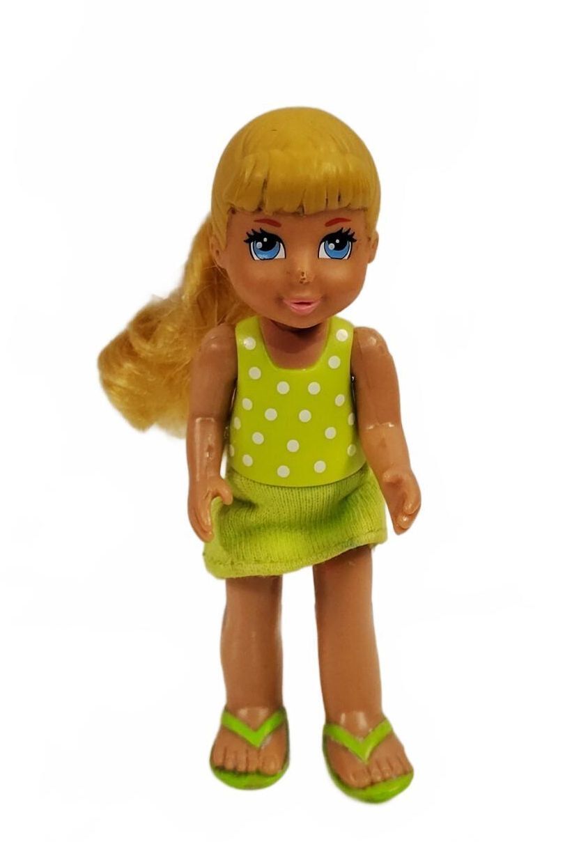 Vintage Learning Curve Caring Corners Dollhouse Figure Girl